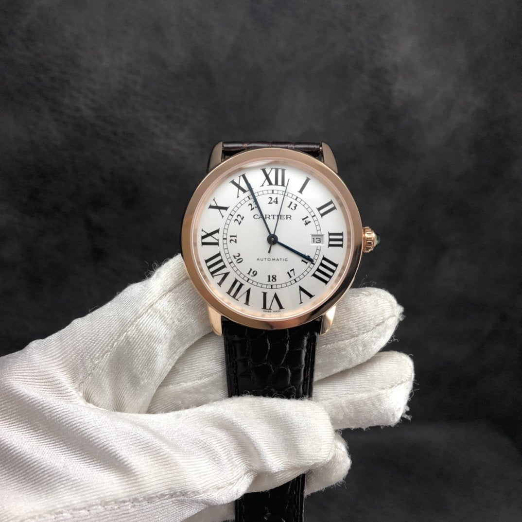 CARTIER RONDE SOLO 36MM LARGE YELLOW GOLD STEEL