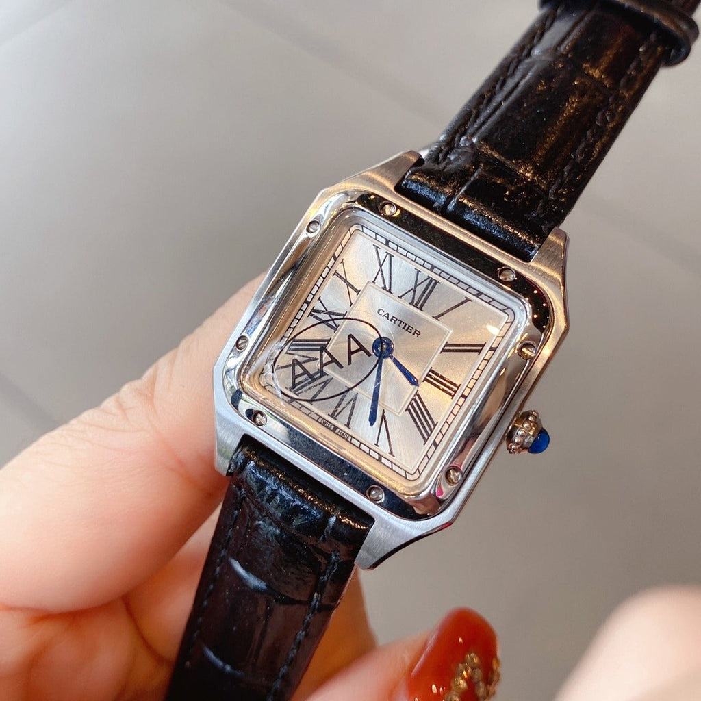 CARTIER SANTOS DE CARTIE QUARTZ 28MM STEEL CASE