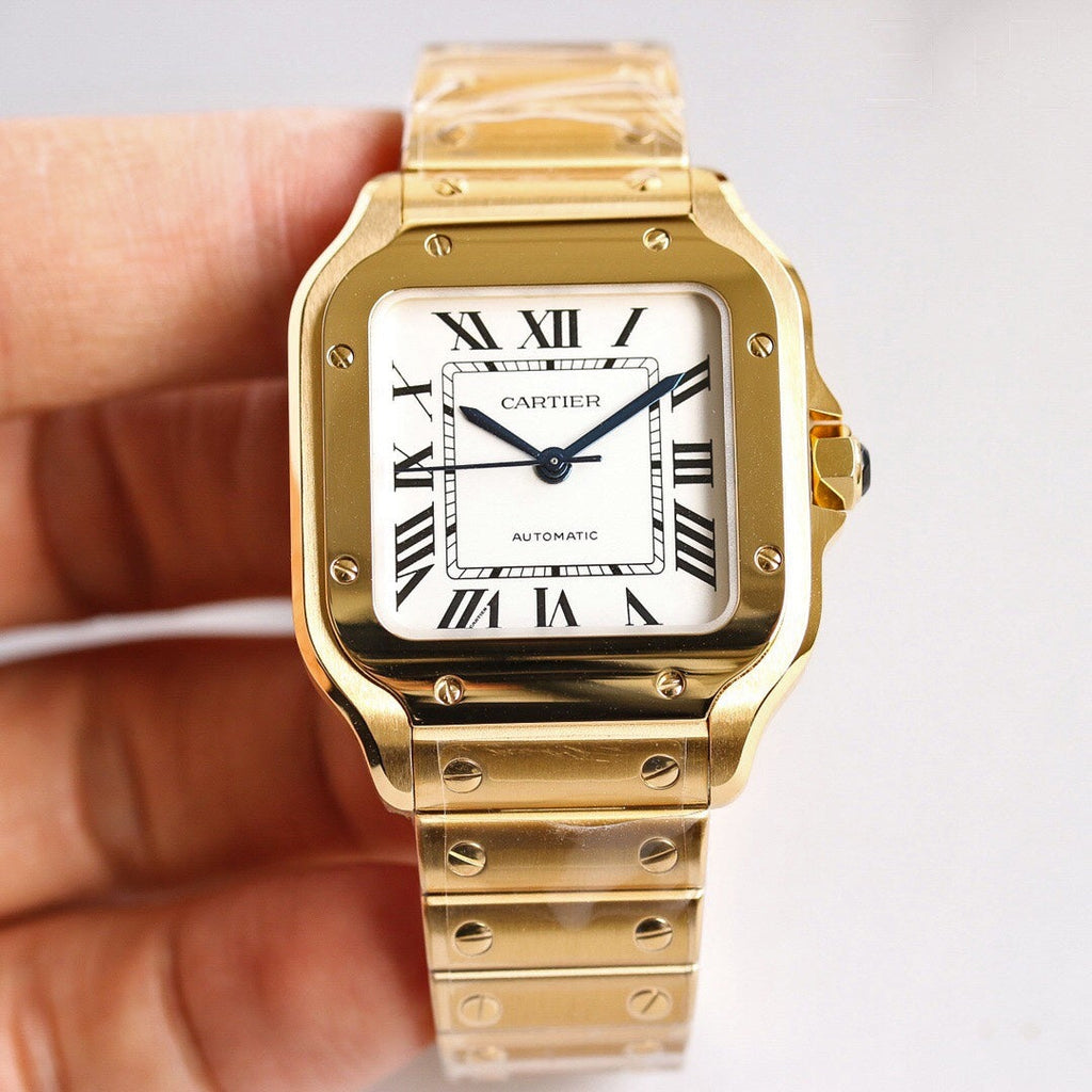 CARTIER SANTOS LADY 35.1MM GOLD