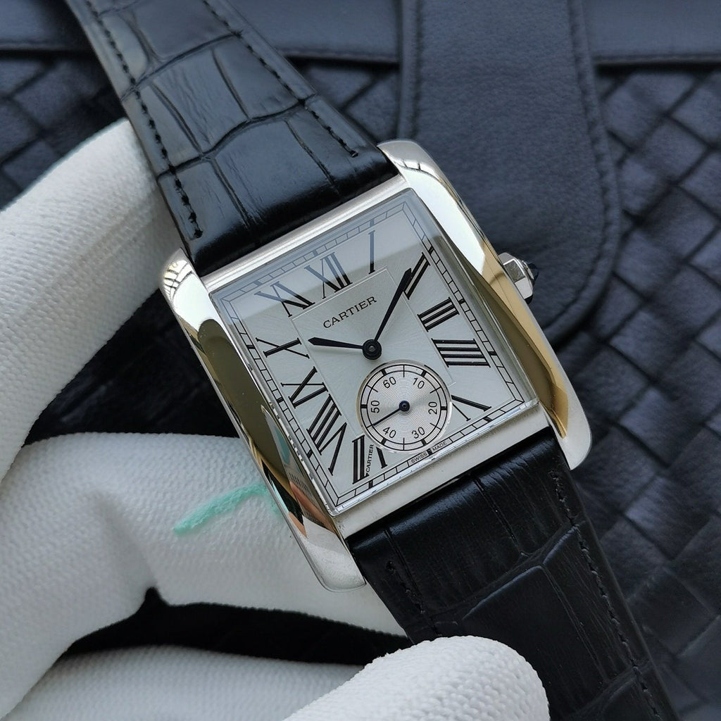 CARTIER TANK MC SECOND TIME STEEL CASE