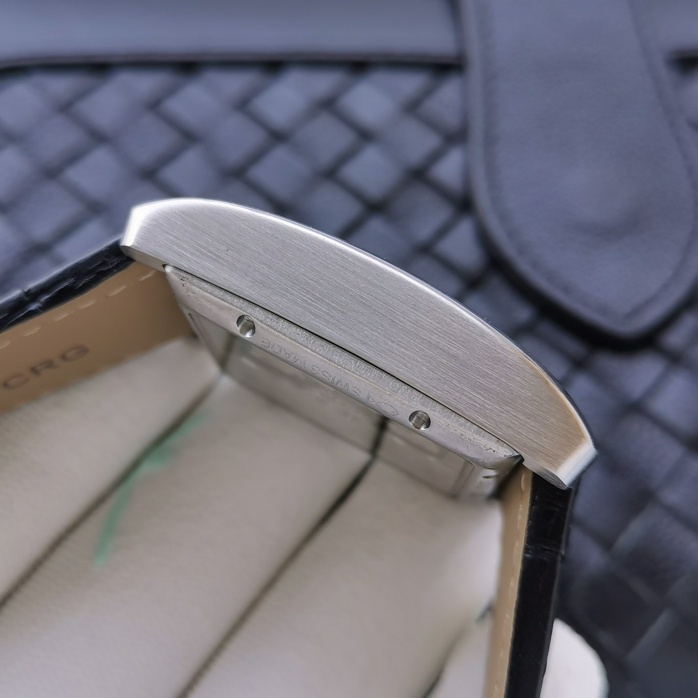 CARTIER TANK MC SECOND TIME STEEL CASE
