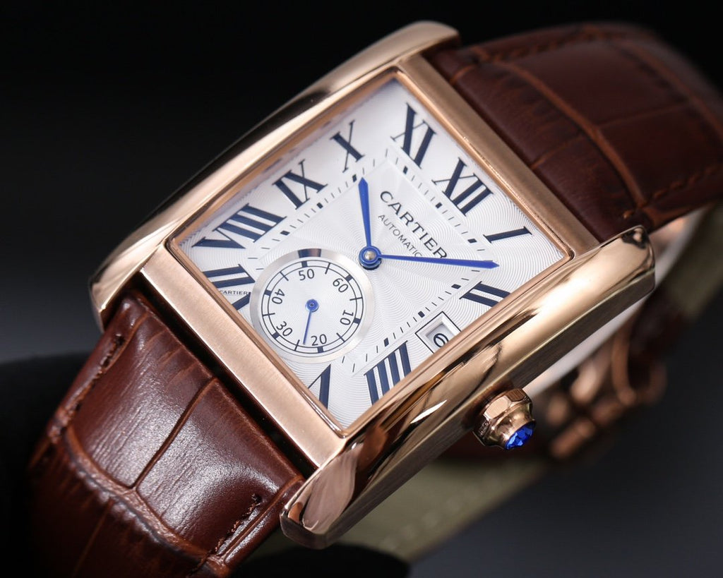 CARTIER TANK MC DATE SECOND TIME