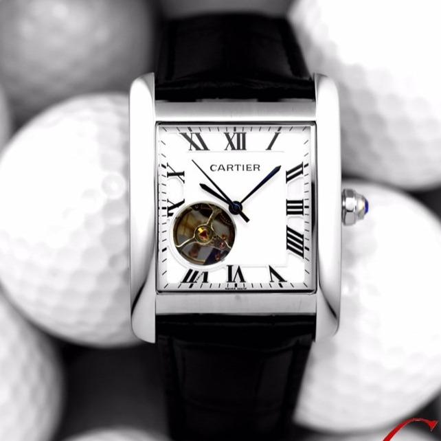 CARTIER TANK MC TOURBILLON STEEL LIMITED EDITION