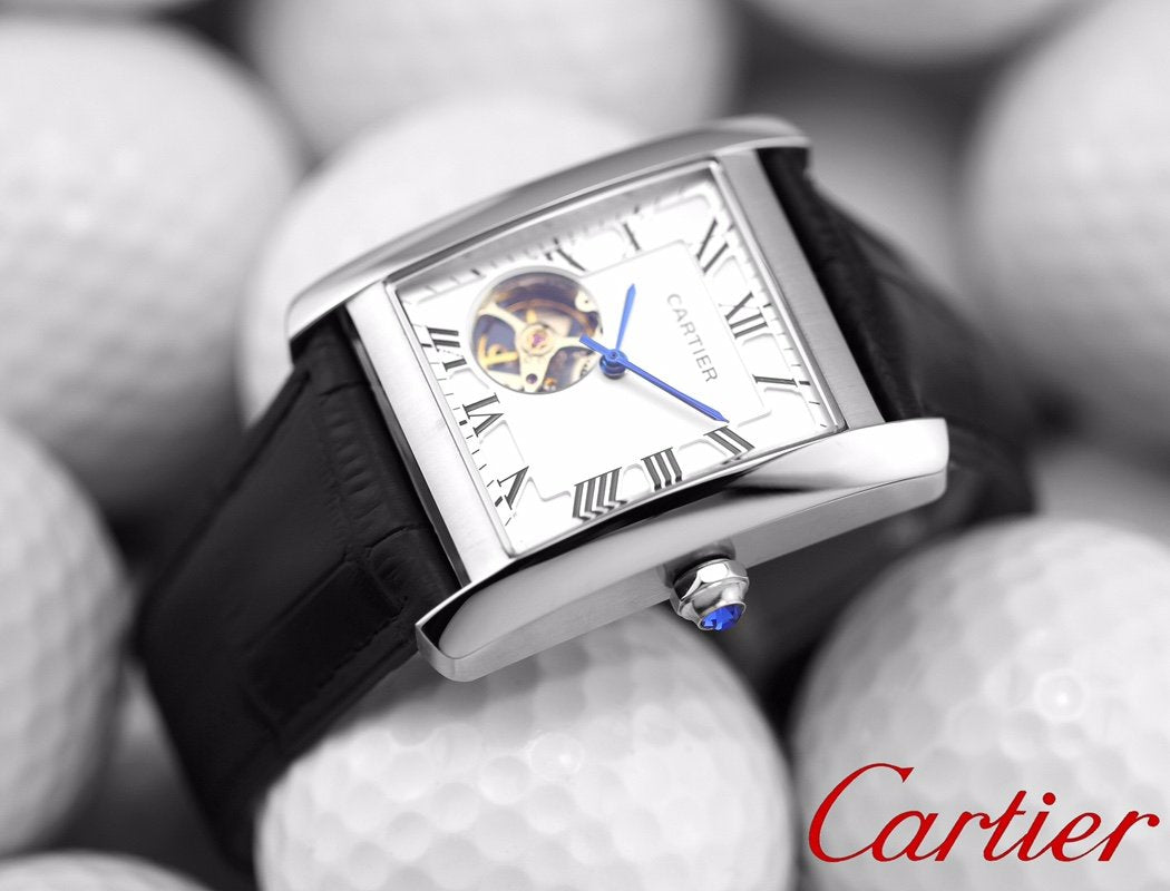 CARTIER TANK MC TOURBILLON STEEL LIMITED EDITION