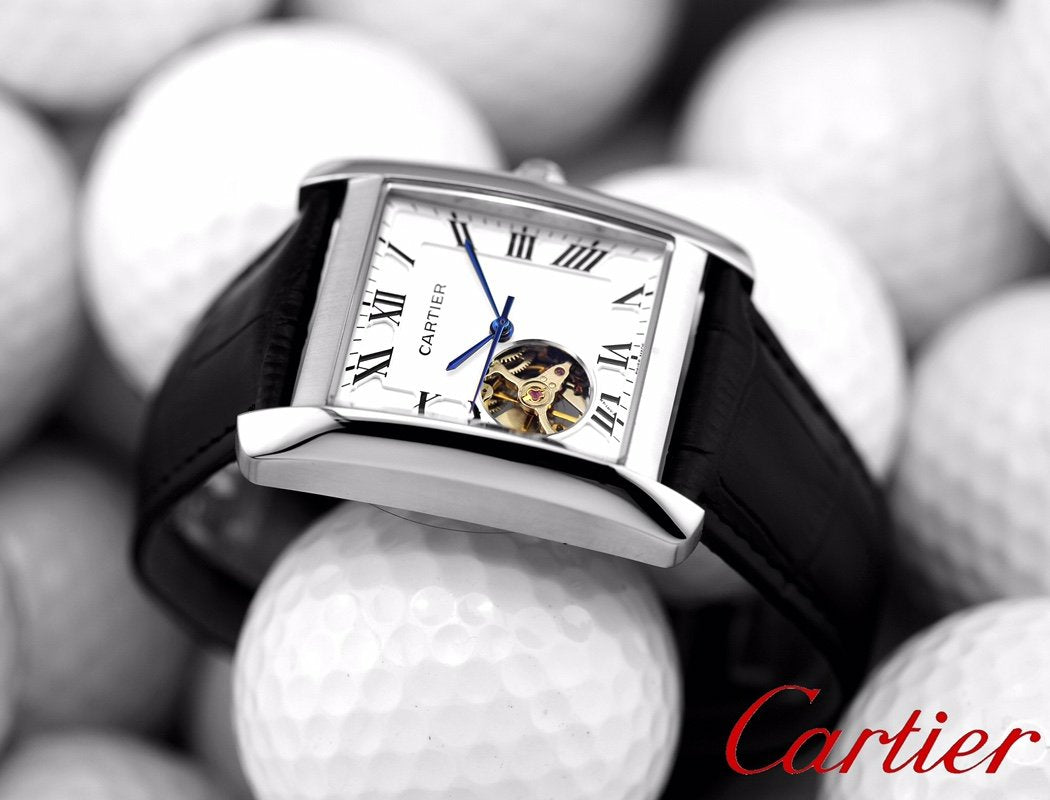CARTIER TANK MC TOURBILLON STEEL LIMITED EDITION