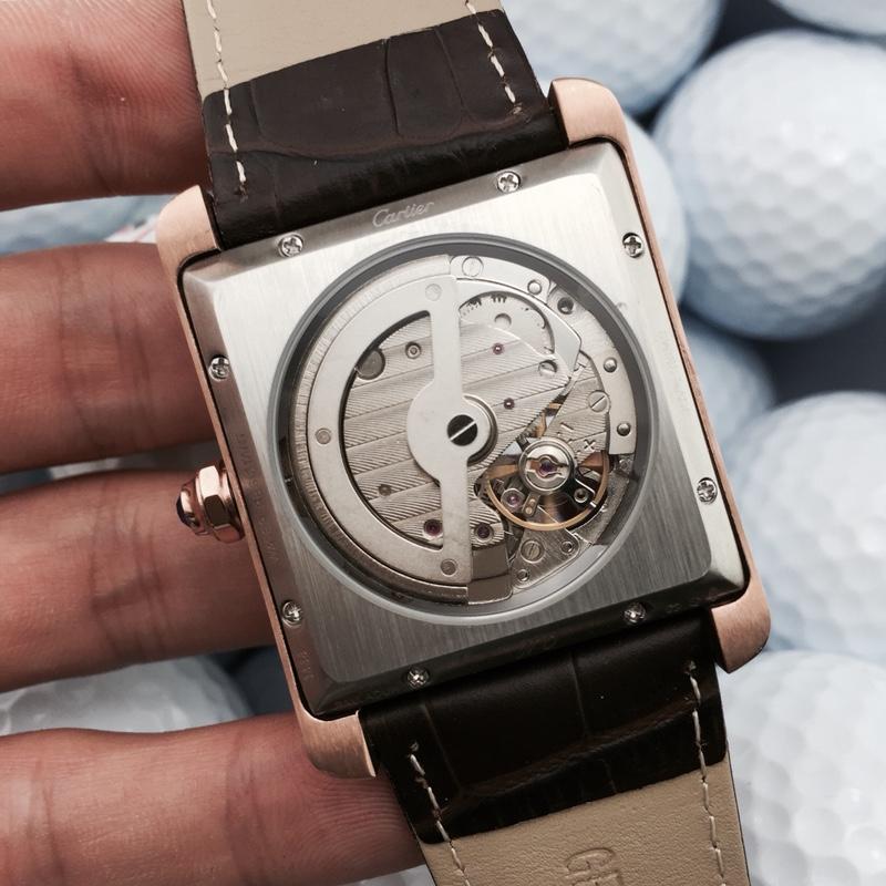 CARTIER TANK MC TOURBILLON SECOND TIME ROSE GOLD LIMITED EDITION