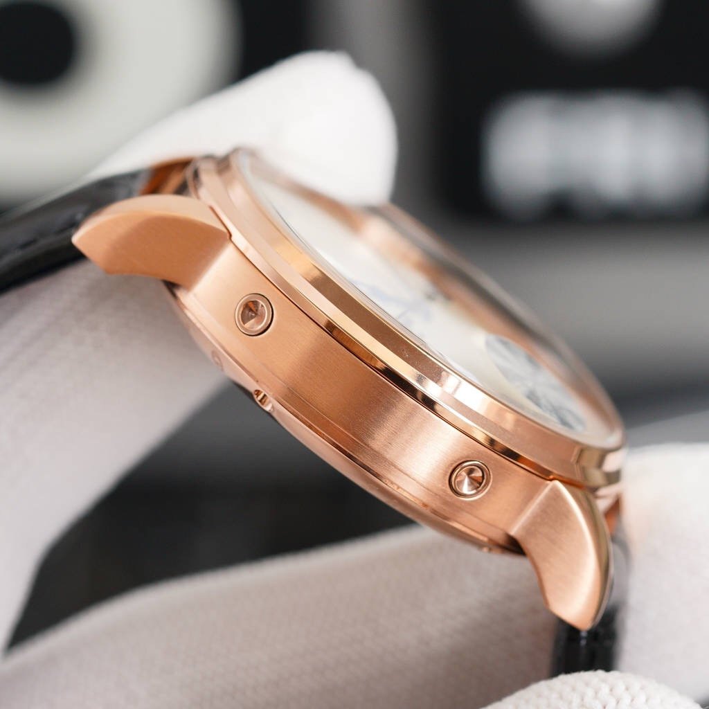 CARTIER SENATOR PANAROMA MOONPHASE ROSE GOLD WHITE DIAL