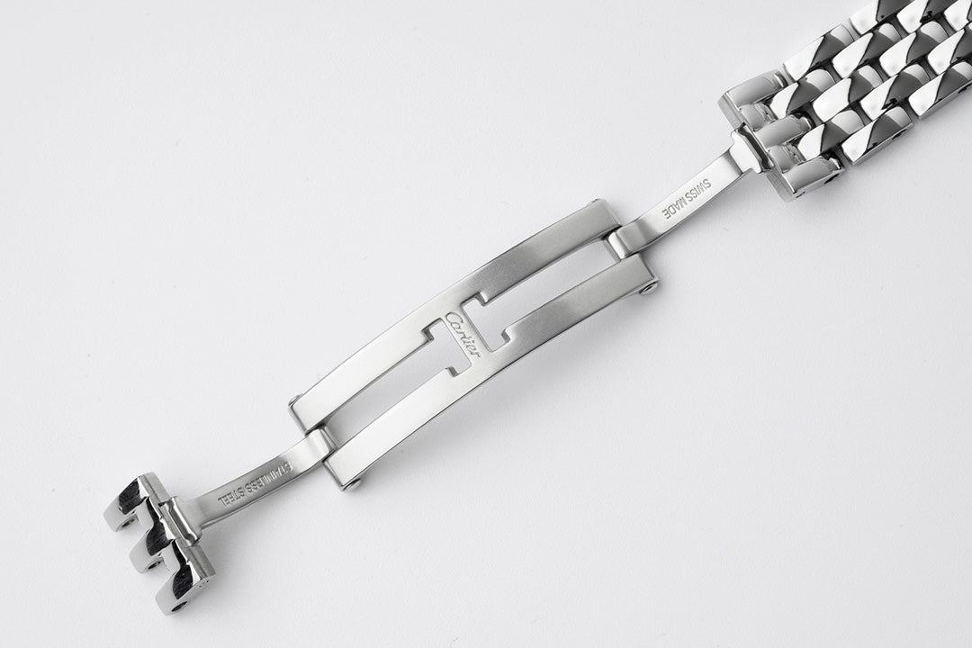 CARTIER PANTHERE DE CARTIE 22MM QUARTZ STEEL WHITE DIAL