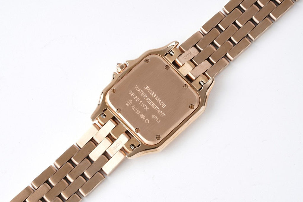 CARTIER PANTHERE 27MM PINK GOLD WHITE DIAL