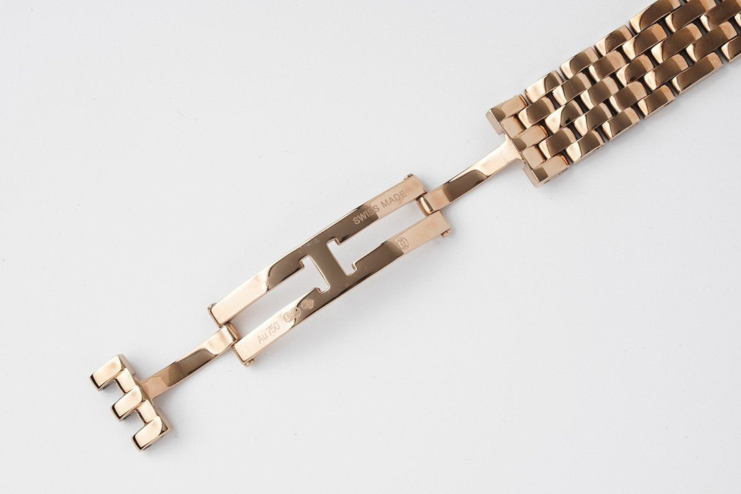 CARTIER PANTHERE 27MM PINK GOLD WHITE DIAL