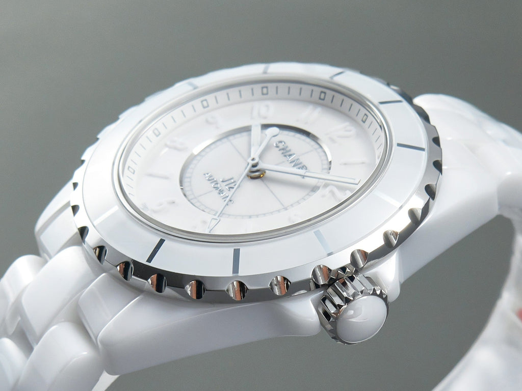 CHANEL J12 Automatic White Ceramic White Numerals White Dial