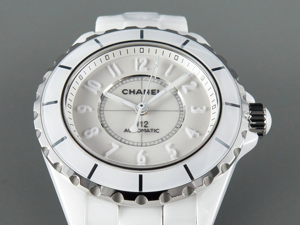 CHANEL J12 Automatic White Ceramic White Numerals White Dial