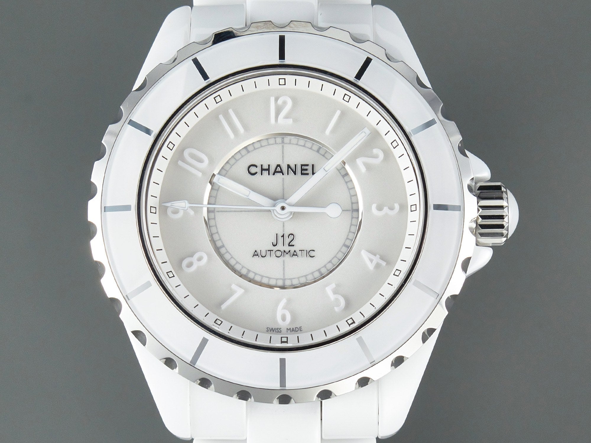 CHANEL J12 Automatic White Ceramic White Numerals White Dial