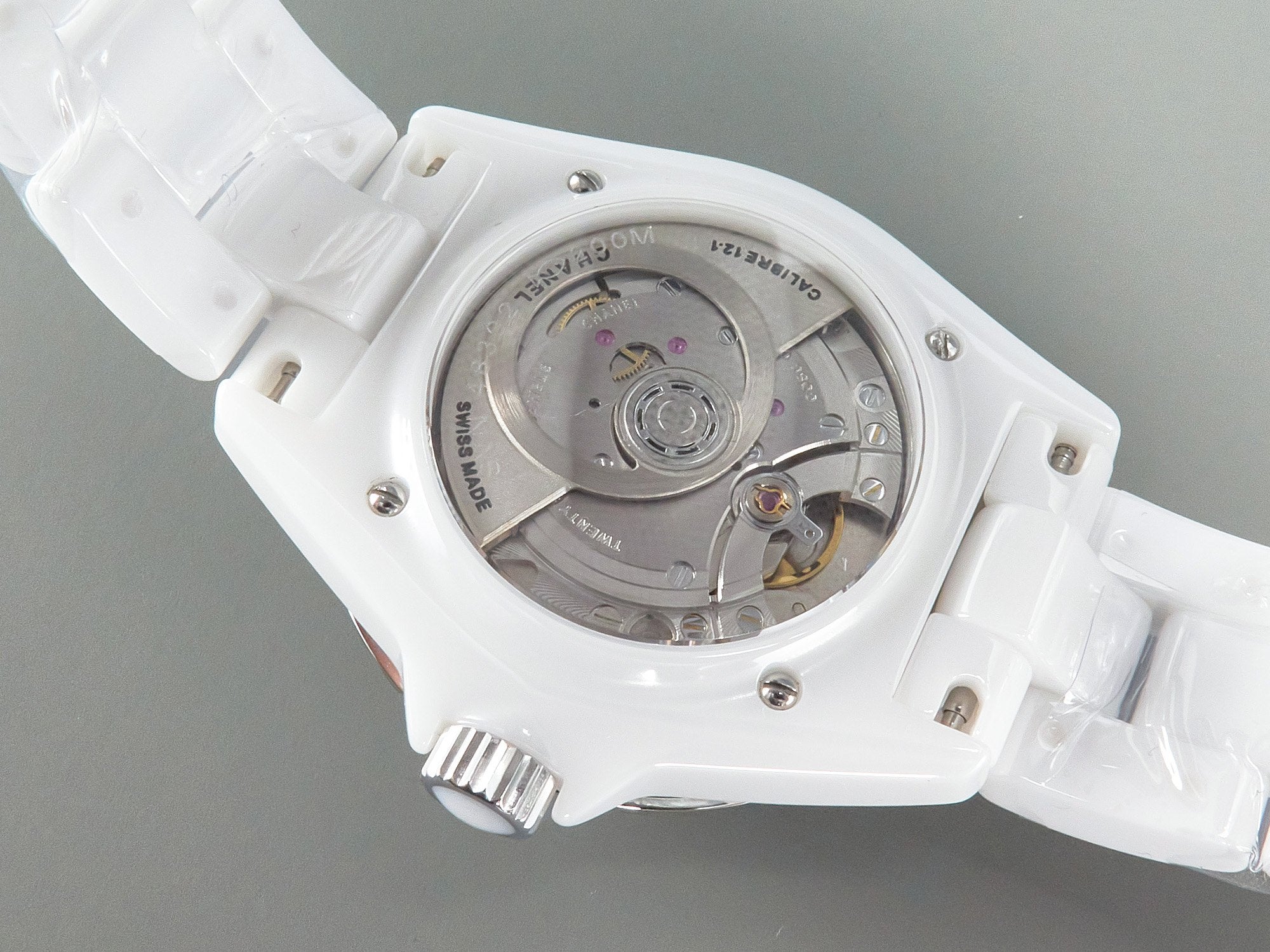 CHANEL J12 Automatic White Ceramic Diamond Numerals White Dial