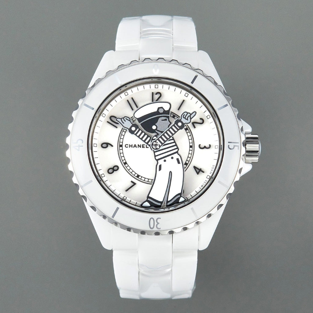 CHANEL J12 38mm Mademoiselle Automatic White Ceramic