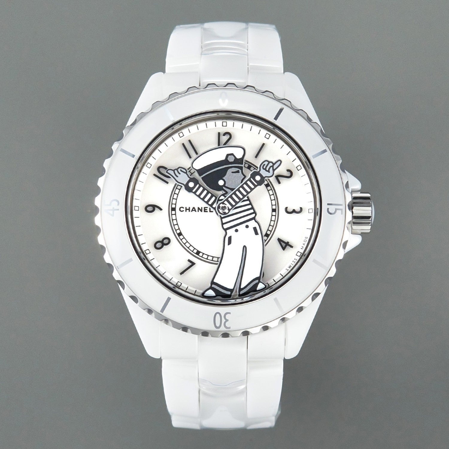 CHANEL J12 38mm Mademoiselle Automatic White Ceramic