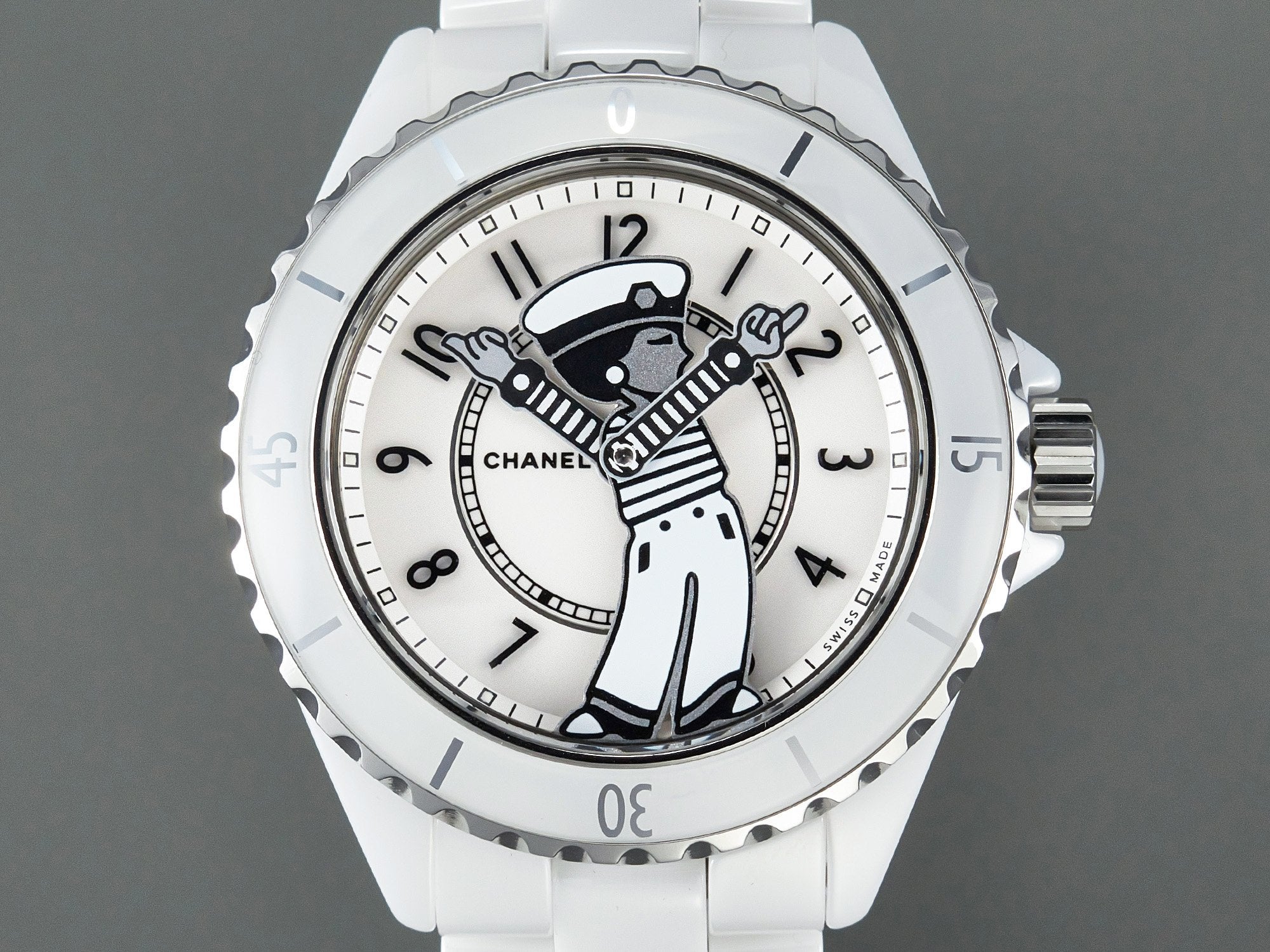 CHANEL J12 38mm Mademoiselle Automatic White Ceramic