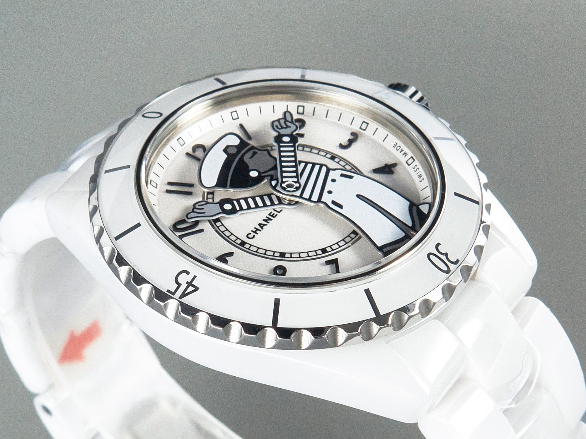 CHANEL J12 38mm Mademoiselle Automatic White Ceramic