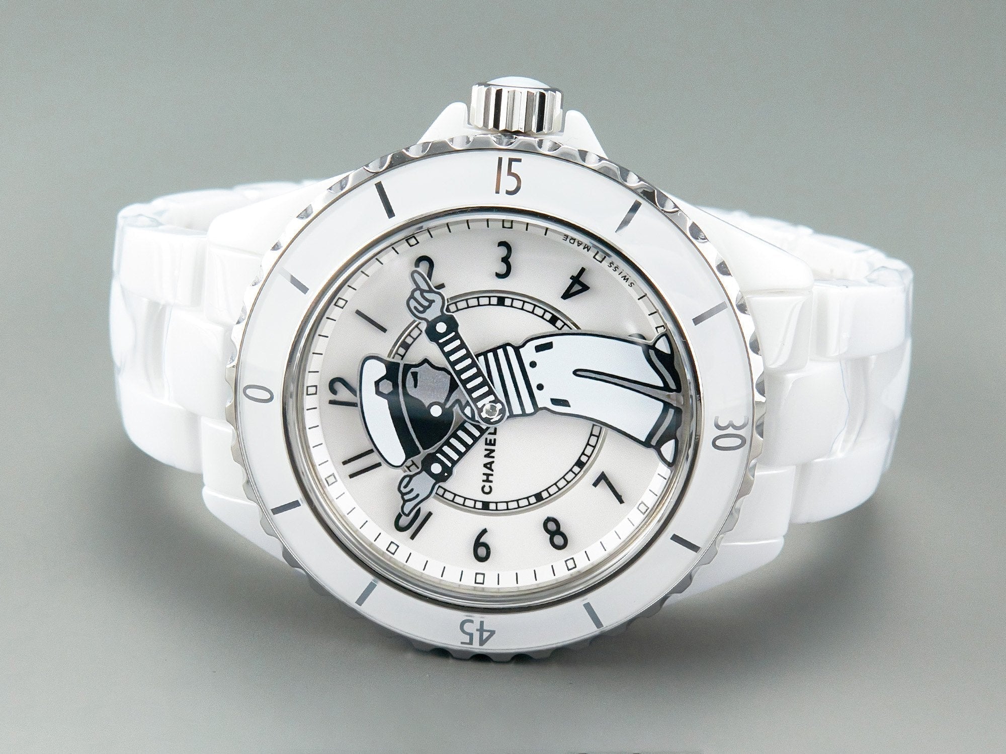 CHANEL J12 38mm Mademoiselle Automatic White Ceramic